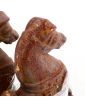 Pair of Head of Chenets Decor aux Chevaux