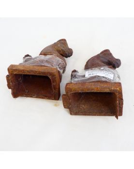 Pair of Head of Chenets Decor aux Chevaux