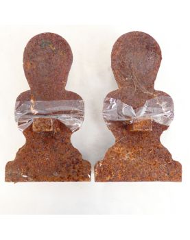 Pair of Chenets' Heads for Children