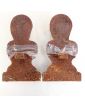Pair of Chenets' Heads for Children