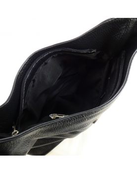 Black Leather Bag Letter H