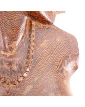 Pair of African Profiles in Carved Wood