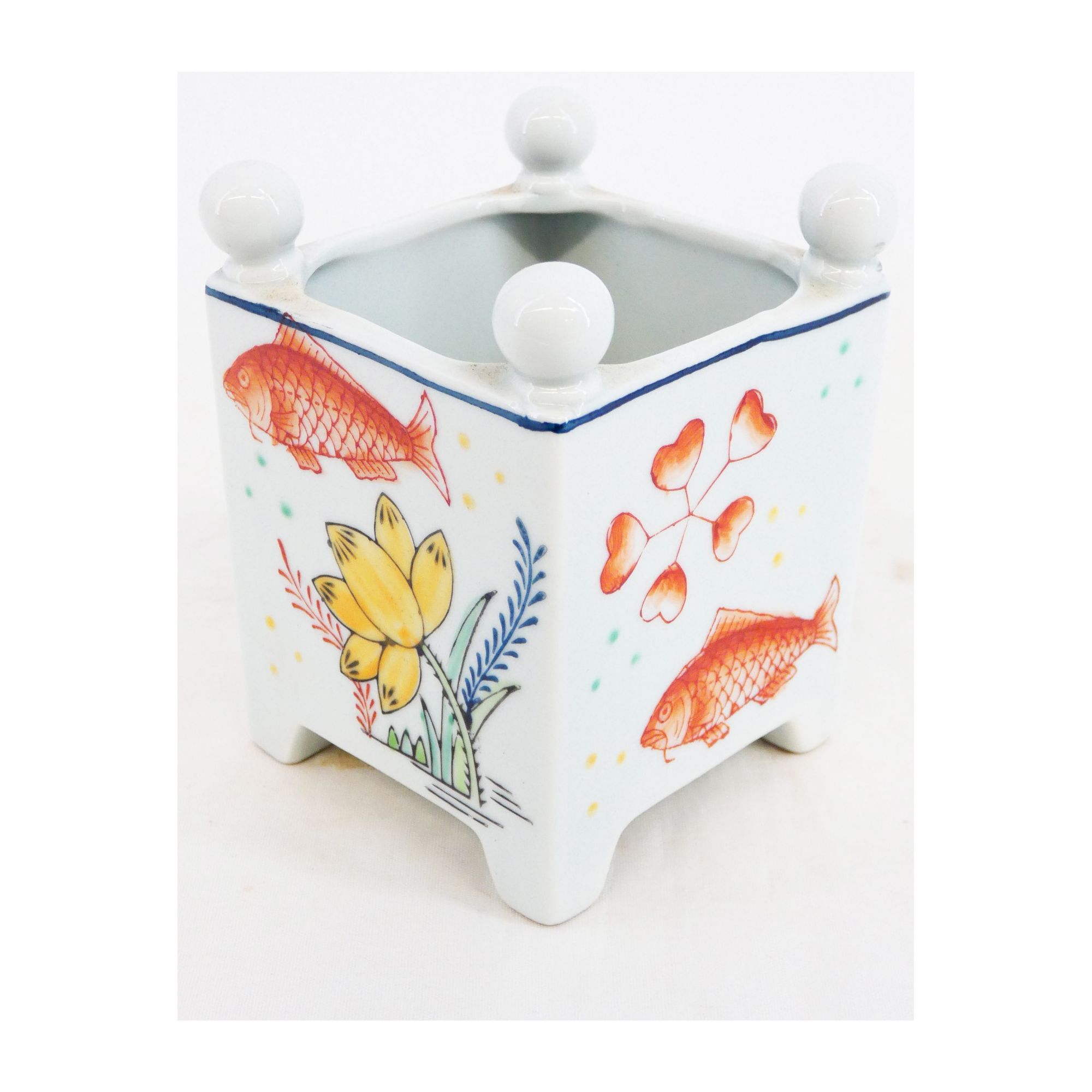 Small Asian Porcelain Planter Small Asian Porcelain Planter