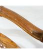 Antique Folding Armchair in Bamboo and Cane Style