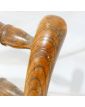 Antique Folding Armchair in Bamboo and Cane Style
