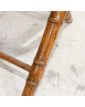 Antique Folding Armchair in Bamboo and Cane Style