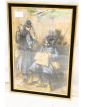 Framed Pastel Soldiers by Reiner 1917