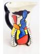 English Polychrome Earthenware Pitcher