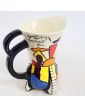 English Polychrome Earthenware Pitcher