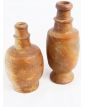 Set of 2 Small Stoneware Bottles