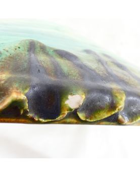 Coupe en Céramique Polychrome Signé CHEDEVILLE