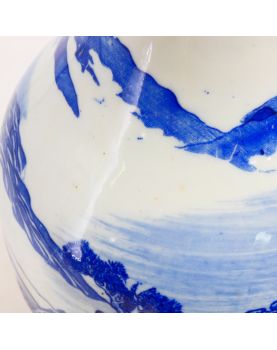 Chinese Vase Blue Decor