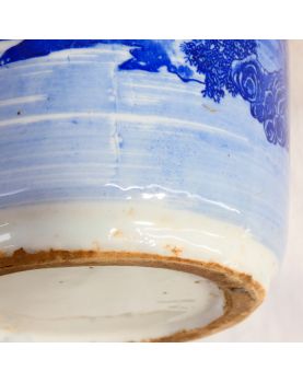 Chinese Vase Blue Decor