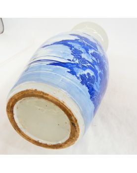 Vase Chinois Décor Bleu
