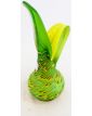 Verrerie d’Art Grand Pichet Vert et Jaune en Pate de Verre