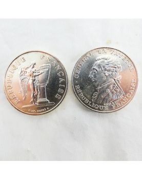 5 Pieces 100 Francs en Argent