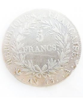5 Francs en Argent Année 1913 Paris