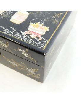 Boite à Bijoux Asie avec Incrustations de Nacre