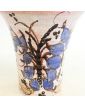 Vase en Terre Emaillée Décor Floral