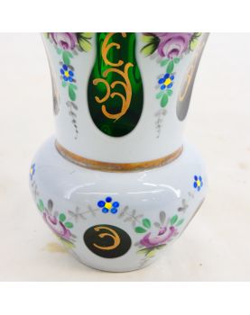 Petit Vase en Verre Overlay