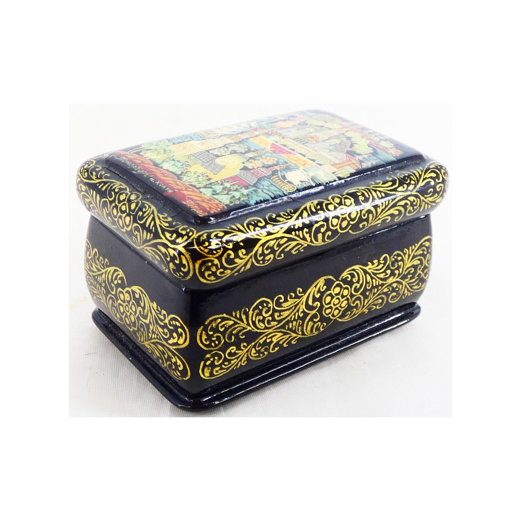 Small Russian Lacquered Box Small Russian Lacquered Box