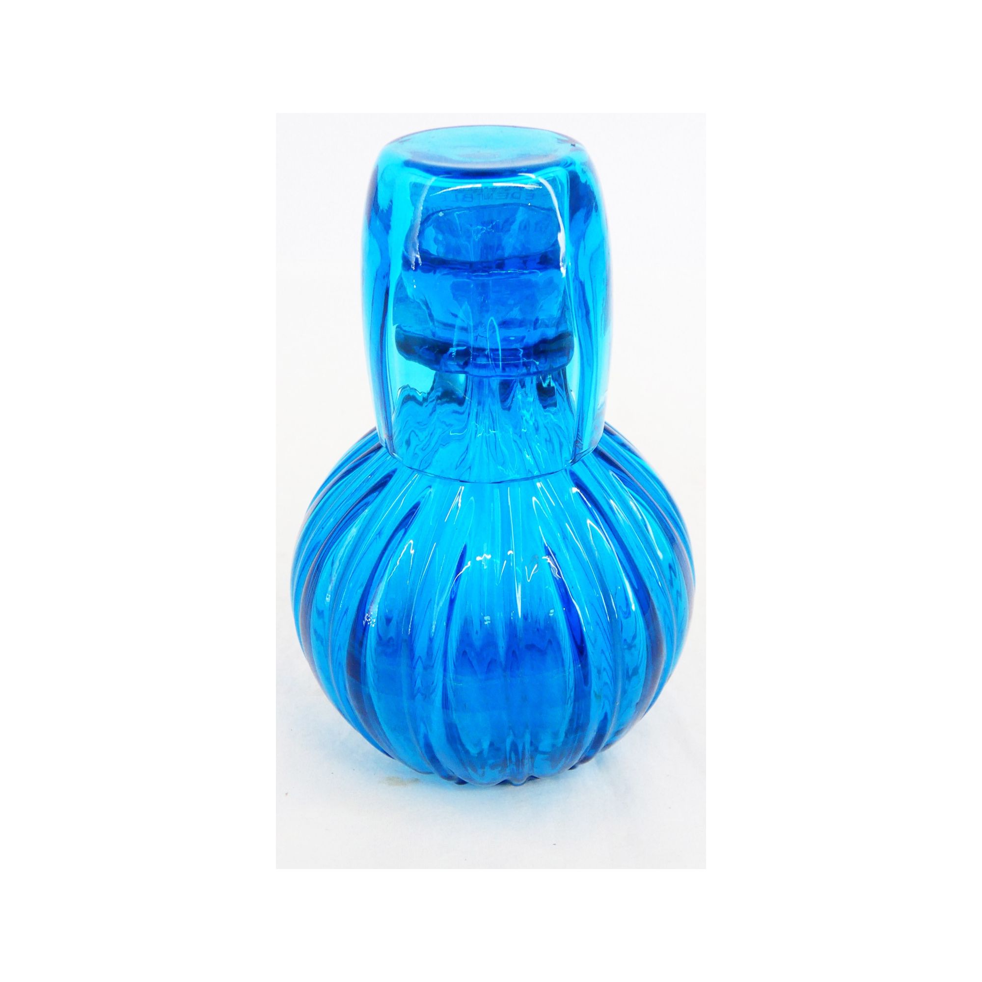 Carafe de Nuit Bleue Cristal Carafe de Nuit Bleue Cristal