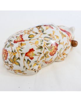 Asian Cracked Earthenware Cat