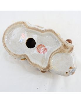 Asian Cracked Earthenware Cat