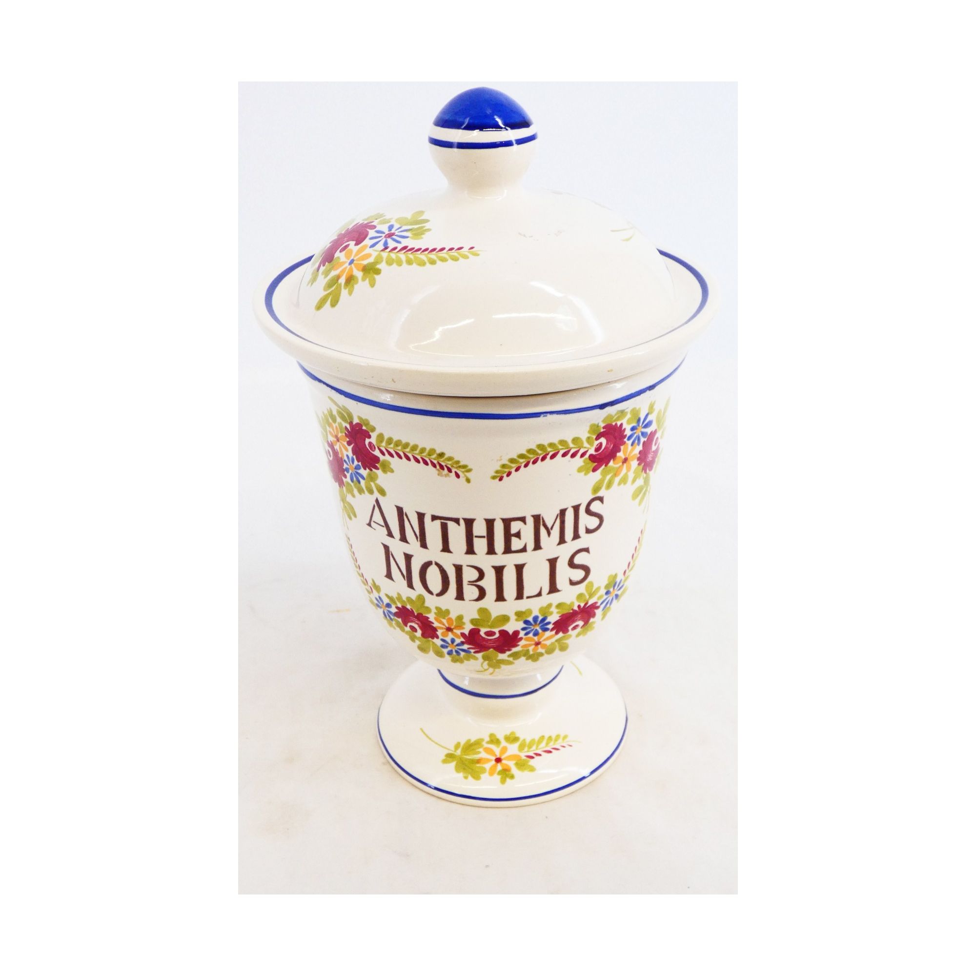 Saint Clément Porcelain Pharmacy Jar Saint Clément Porcelain Pharmacy Jar