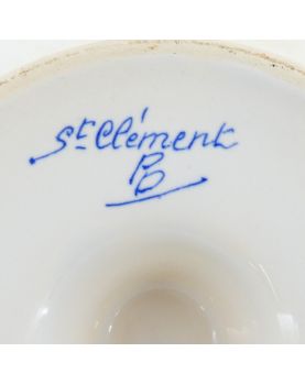 Pot à Pharmacie Saint Clément en Porcelaine