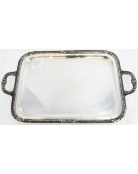 Large Tray in Silver metal HOKA