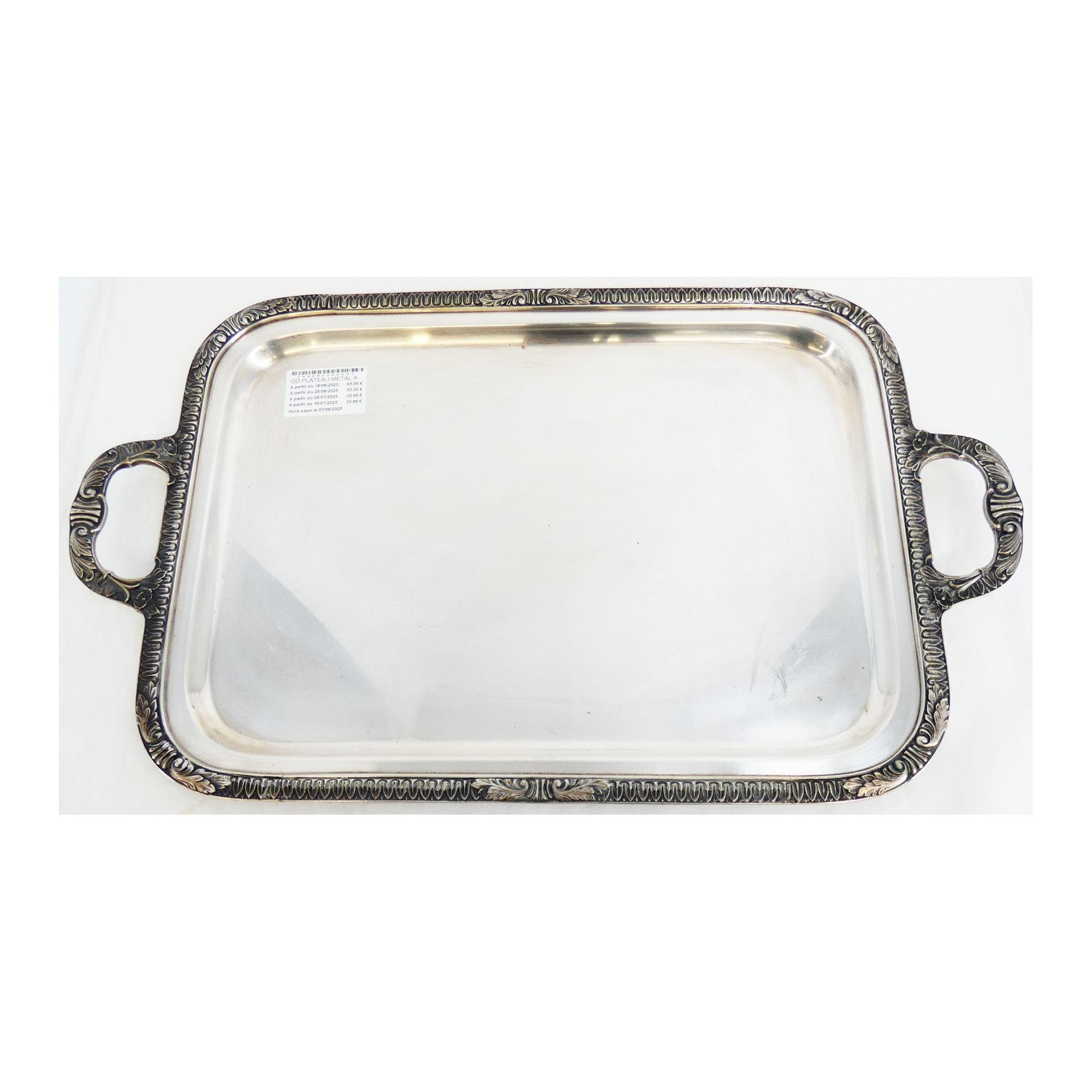 Large Tray in Silver metal HOKA Large Tray in Silver metal HOKA