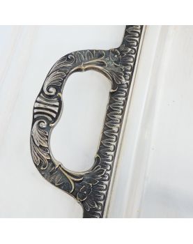 Large Tray in Silver metal HOKA