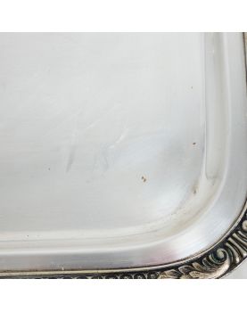 Large Tray in Silver metal HOKA