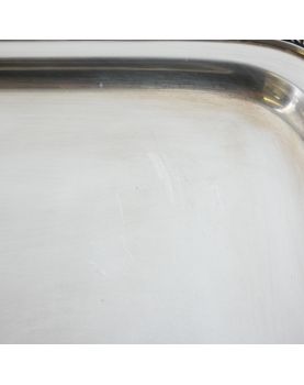 Large Tray in Silver metal HOKA