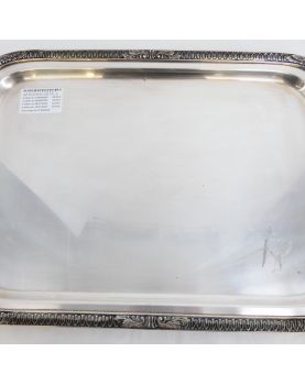 Large Tray in Silver metal HOKA