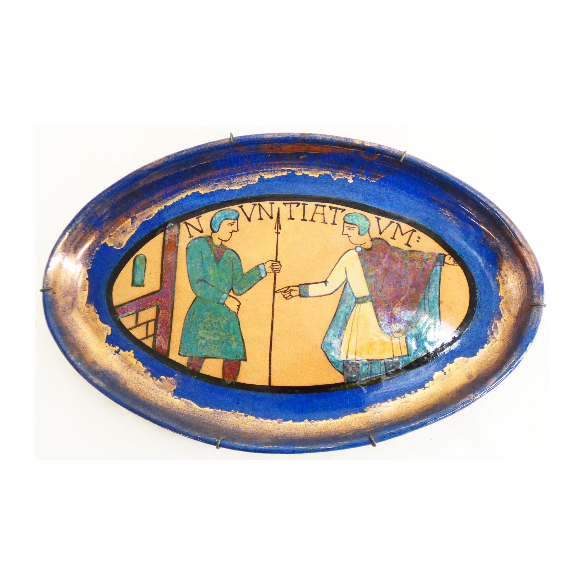 Petit Plat Ovale en Céramique de BAYEUX Petit Plat Ovale en Céramique de BAYEUX