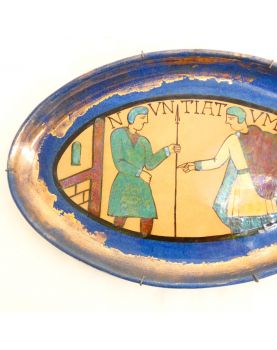 Petit Plat Ovale en Céramique de BAYEUX