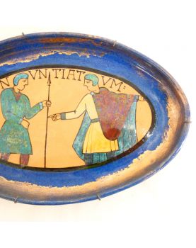 Petit Plat Ovale en Céramique de BAYEUX