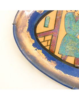 Petit Plat Ovale en Céramique de BAYEUX