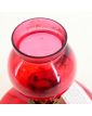 Antique 19th Century Red Crystal Oil Lamp