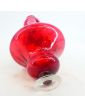 Ancienne Lampe à Pétrole Rouge XIXe Siècle en Cristal