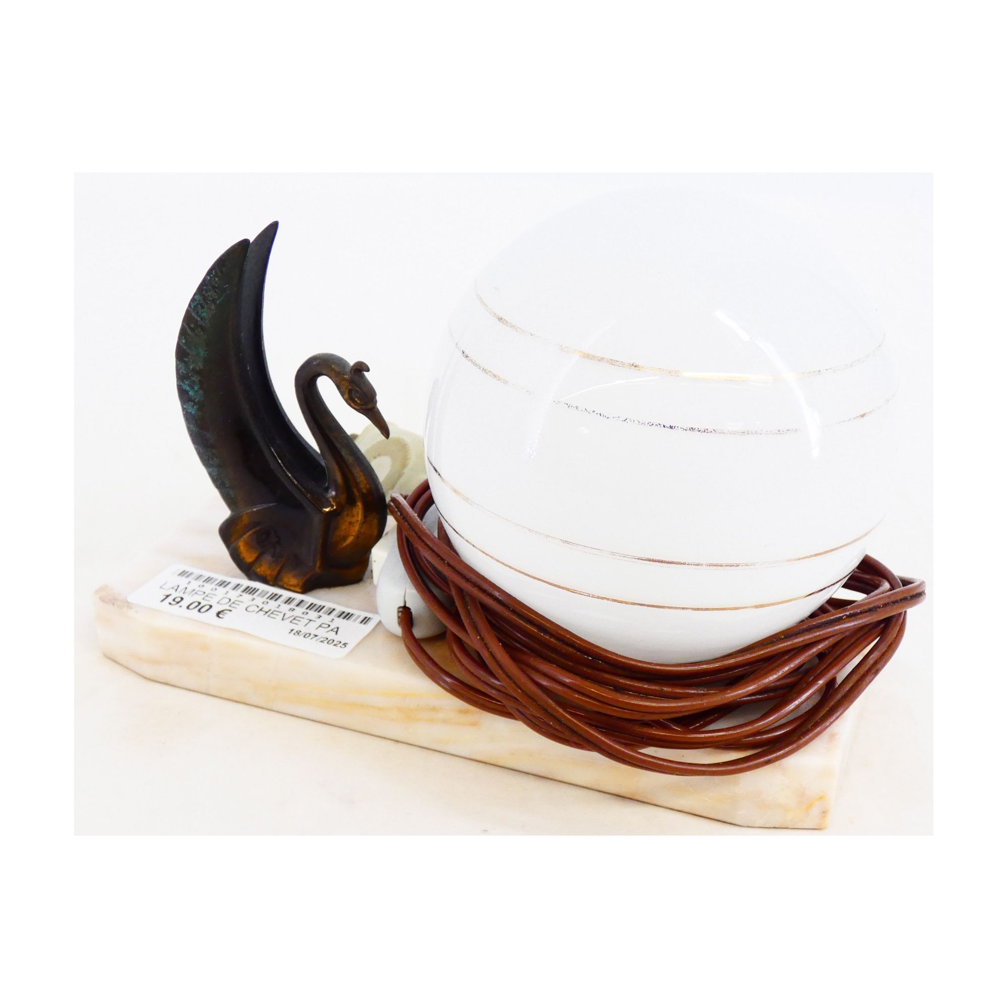 Petite Lampe Veilleuse sur Socle en Marbre Petite Lampe Veilleuse sur Socle en Marbre