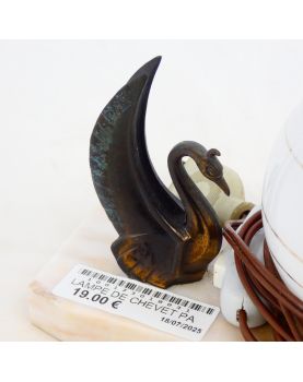 Petite Lampe Veilleuse sur Socle en Marbre