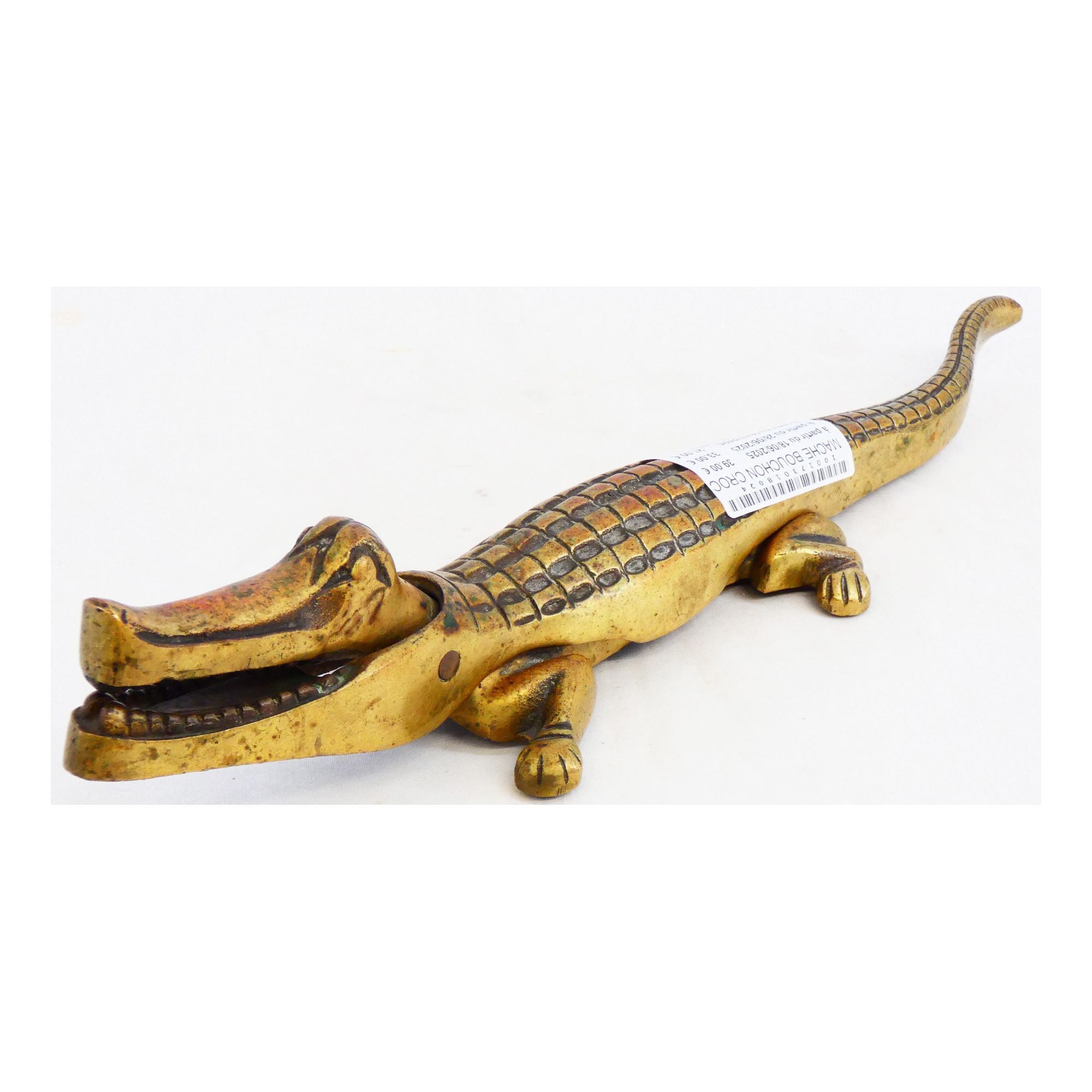 Mâche-Bouchon Crocodile XIXe Siècle Mâche-Bouchon Crocodile XIXe Siècle