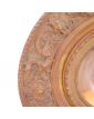 Paire de Plats Décoratif XIXe Siècle en Porcelaine et Laiton Repoussé