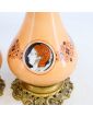 Pair of Opaline Vases with Greek Decor
