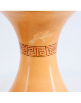 Paire de Vases en Opaline Décor Grecque