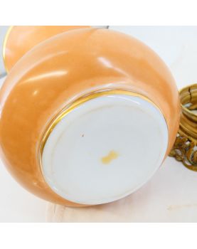 Paire de Vases en Opaline Décor Grecque