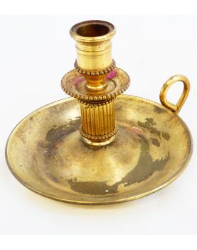 Brass Hand Candle Holder